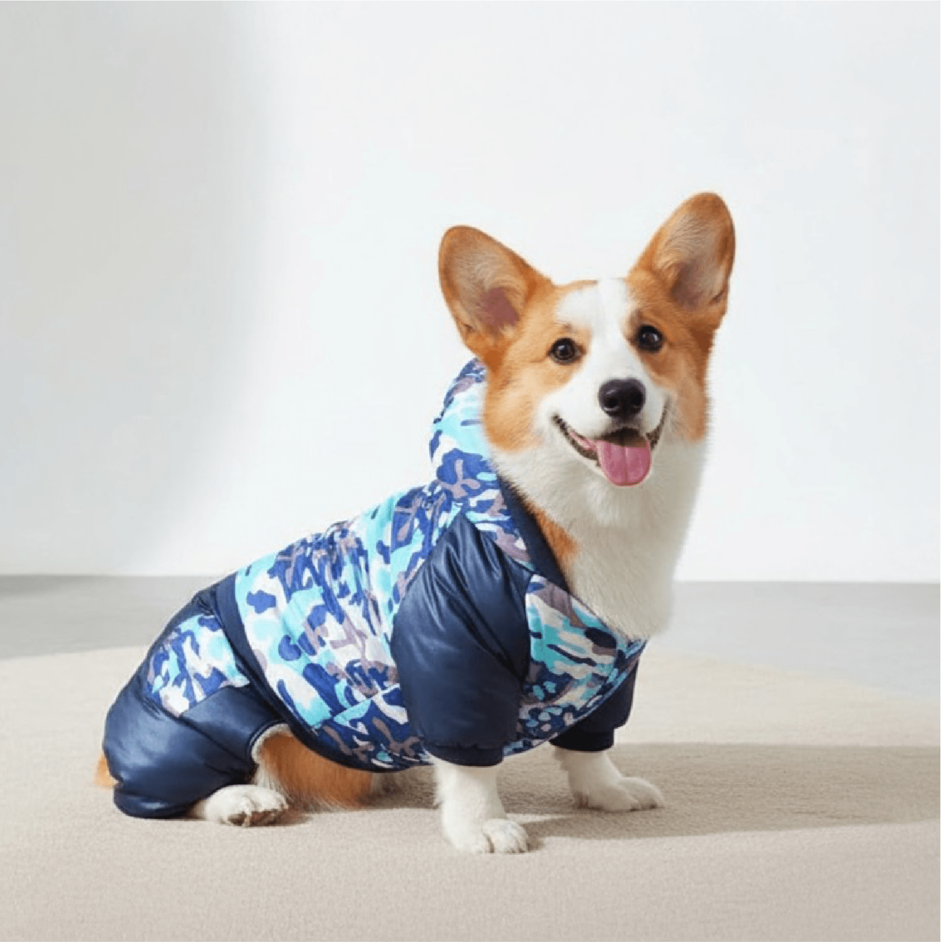 Camouflage Winter Coat - Kép 3