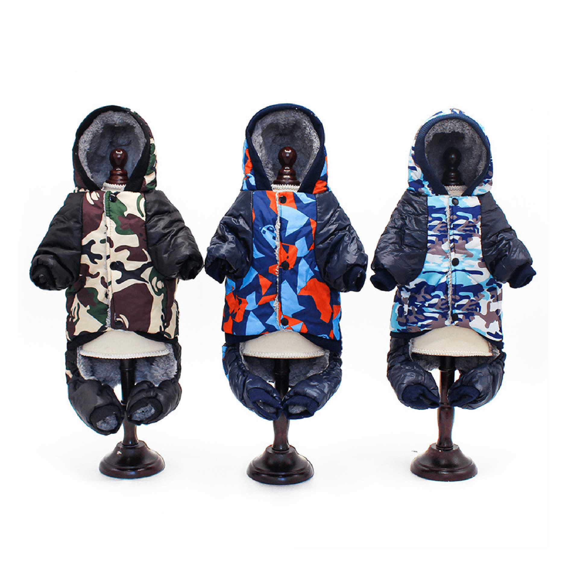 Camouflage Winter Coat - Kép 2