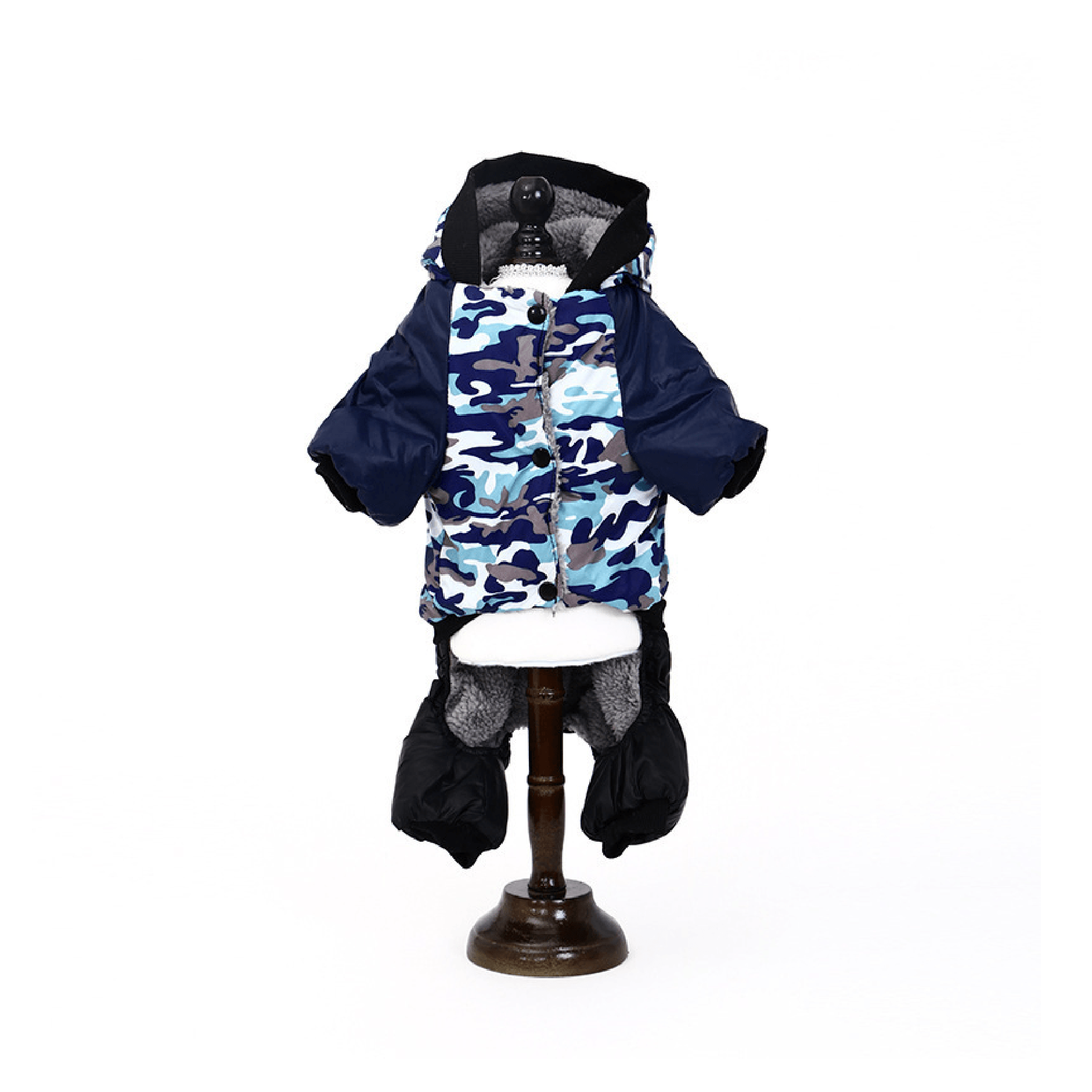 Camouflage Winter Coat - Kép 11