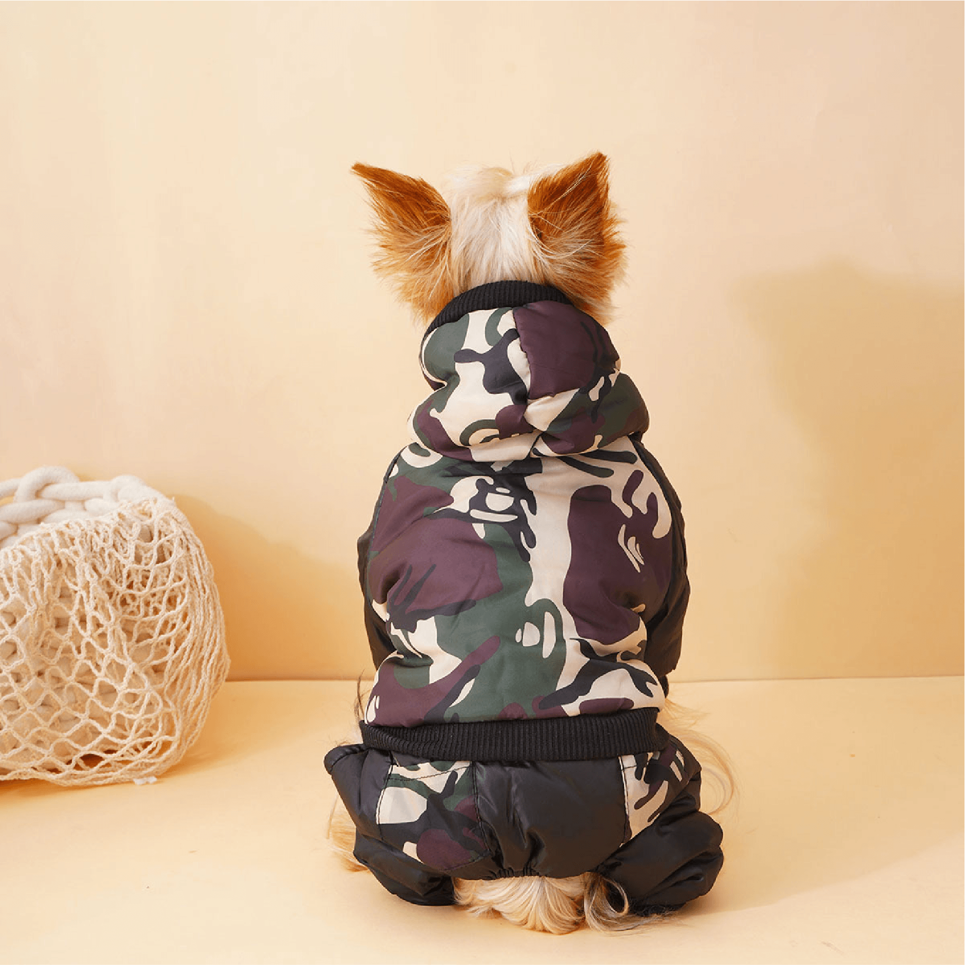 Camouflage Winter Coat - Kép 4
