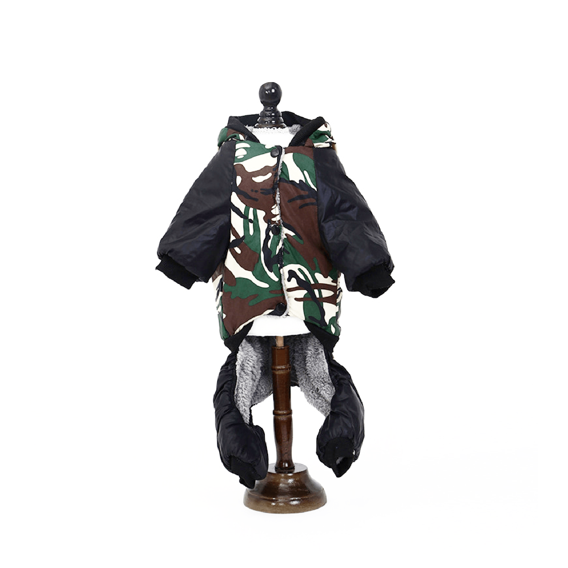 Camouflage Winter Coat - Kép 7