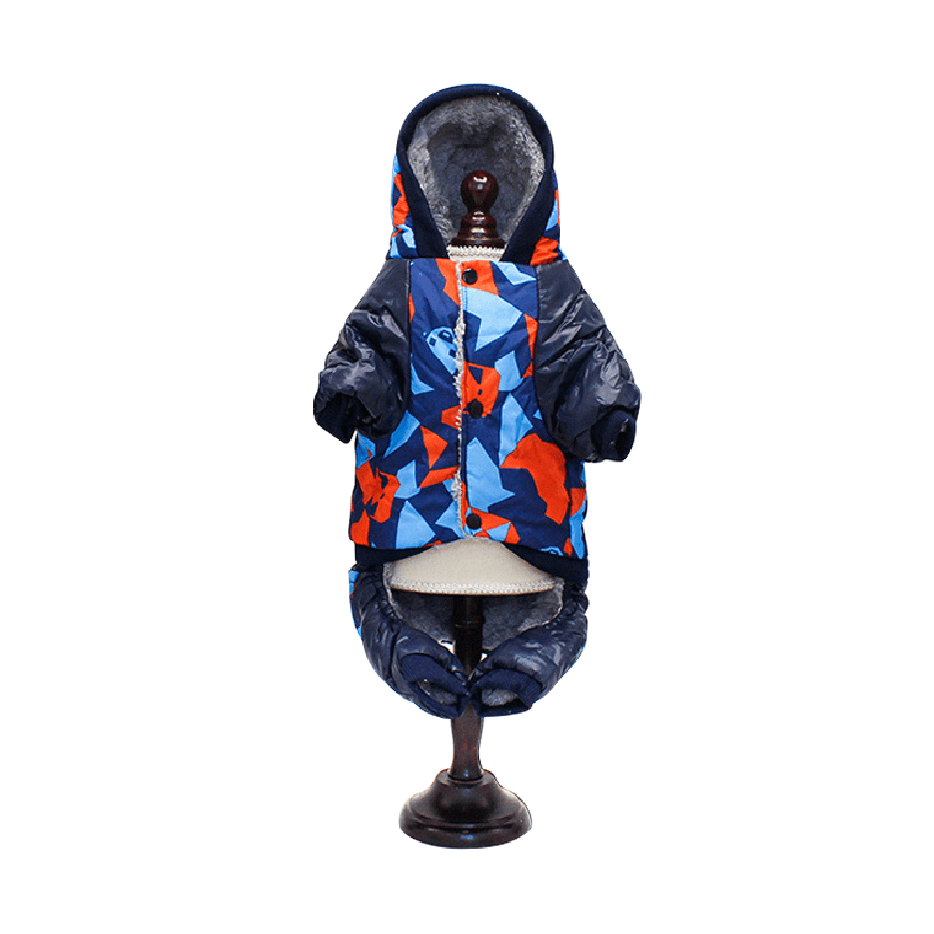 Camouflage Winter Coat - Kép 9