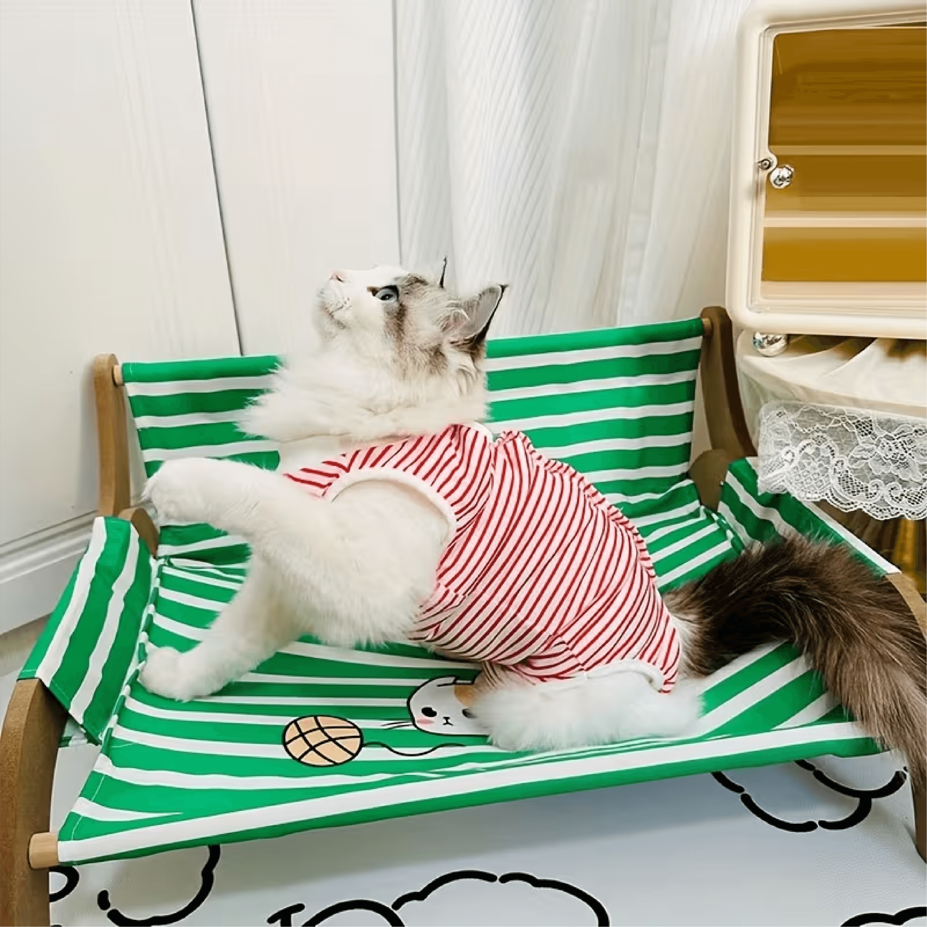 Post-Surgery Recovery Shirt, Stripes - Image 6