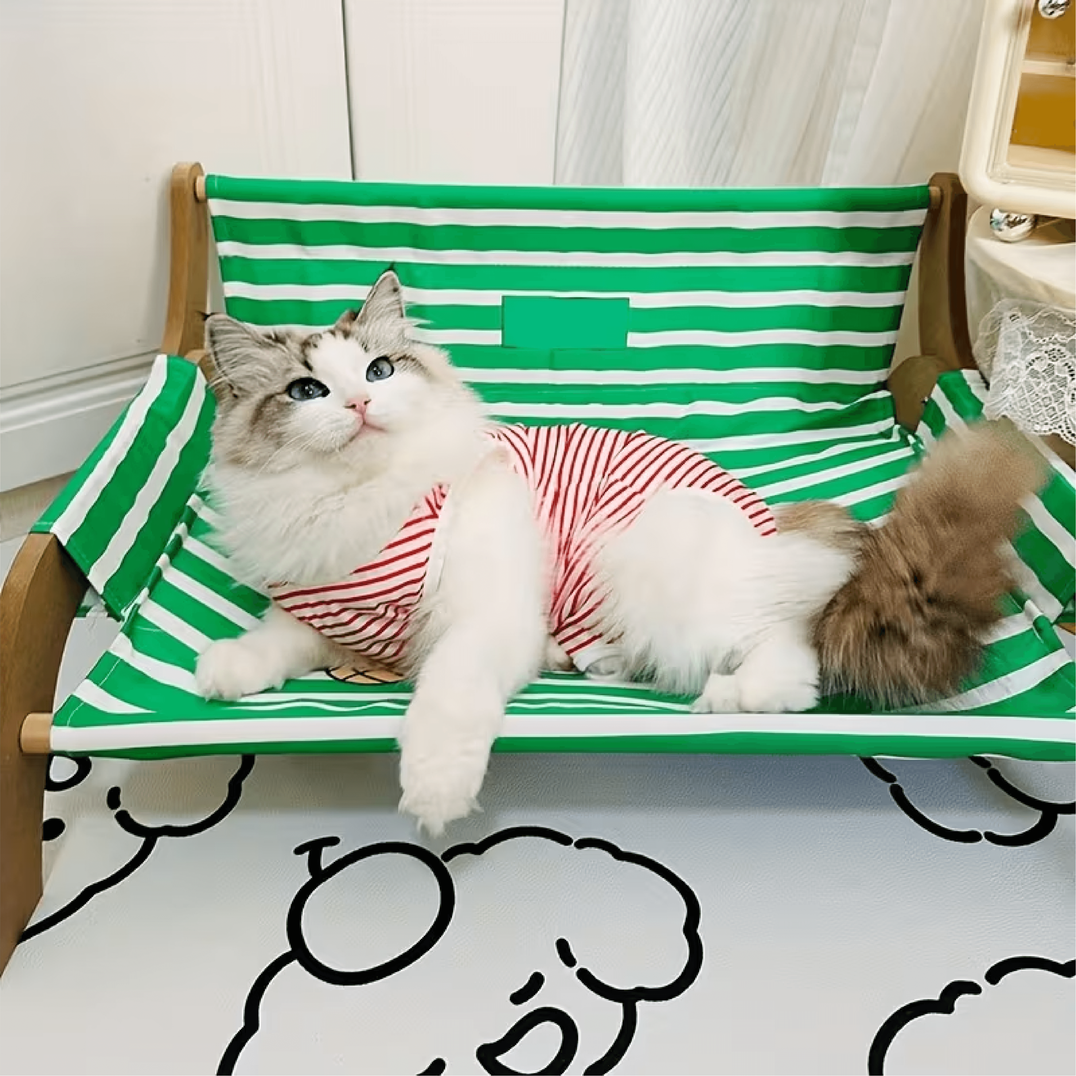 Post-Surgery Recovery Shirt, Stripes - Image 7